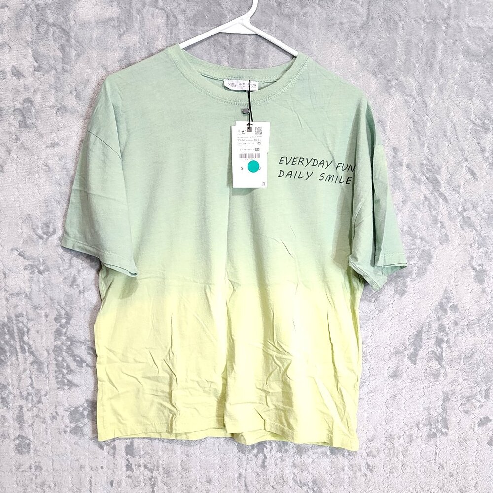 Zara Every Day fun Daily Smile Shirt